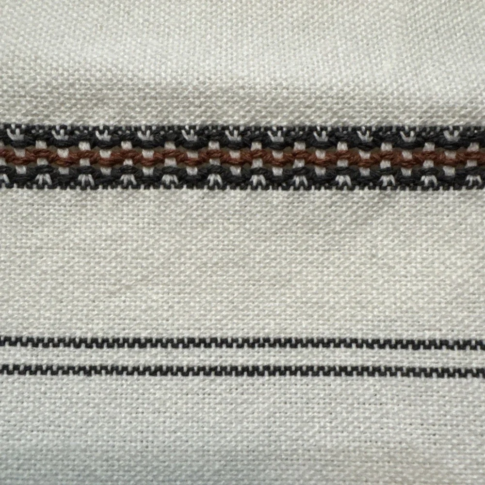 Hearth & Hand Magnolia Placemats Set 6 Fabric Cream Striped Fall Farmhouse Table
